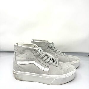 Vans Women's High-Top Sneakers - Light Gray